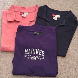 JM Collection Tops (2) and a Tshirt.